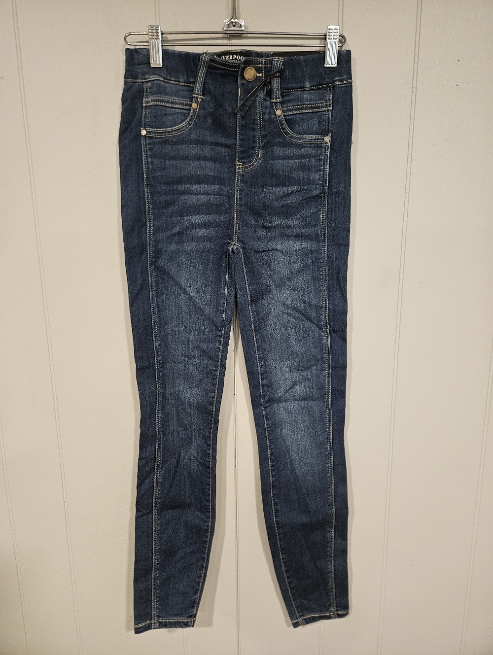 Liverpool Los Angeles Womens 24x27 Size 0/25 Blue Jeans The Skinny Crop NWT